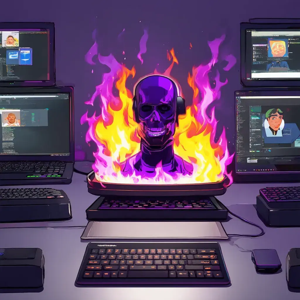 AI Agent Burning The Computer